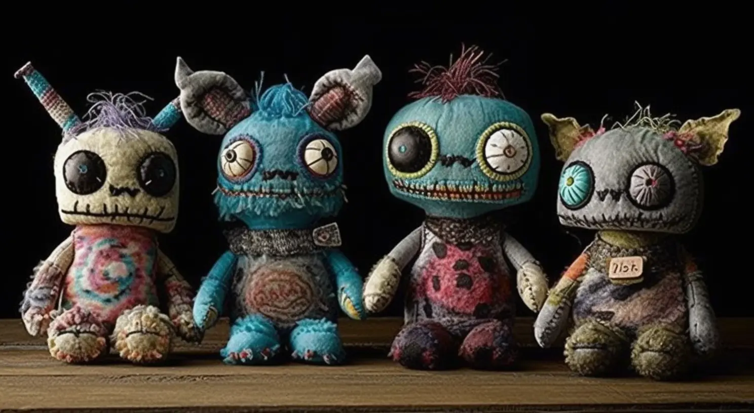 Display of rare and limited edition Fuggler dolls